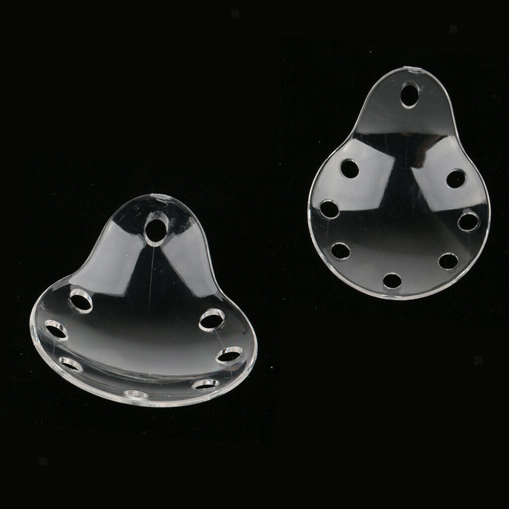 2PCS 8 Holes Ventilated Plastic Eye Shields / Cover - No Cloth Cover - Eye Care