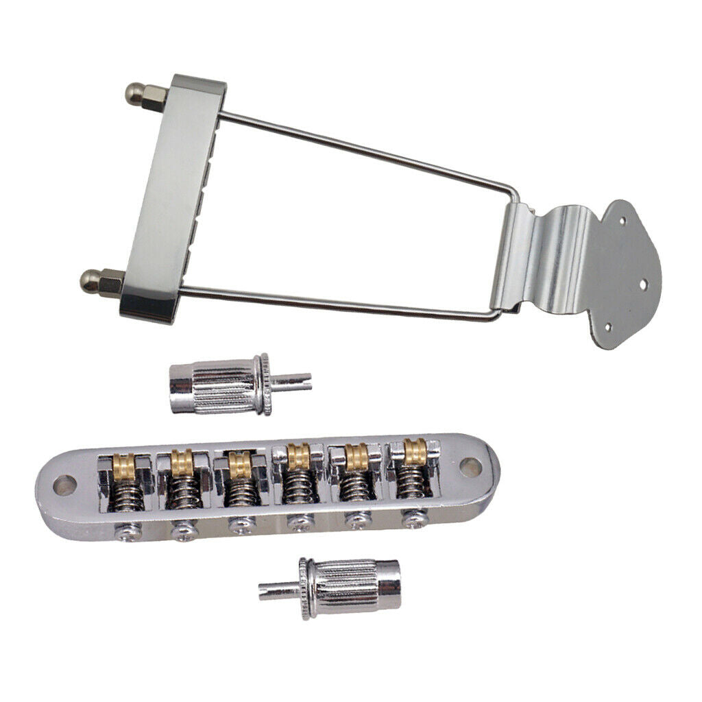Guitar Family  Roller Saddle Bridge Tailpiece for   Guitar Sliver