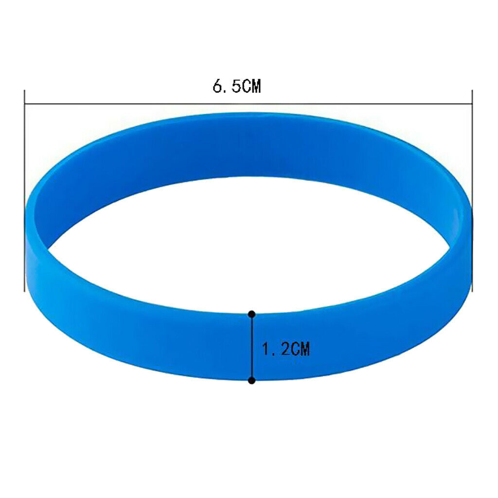 20 Pieces Silicone Bracelets Bulk Rubber Bracelets Bracelets