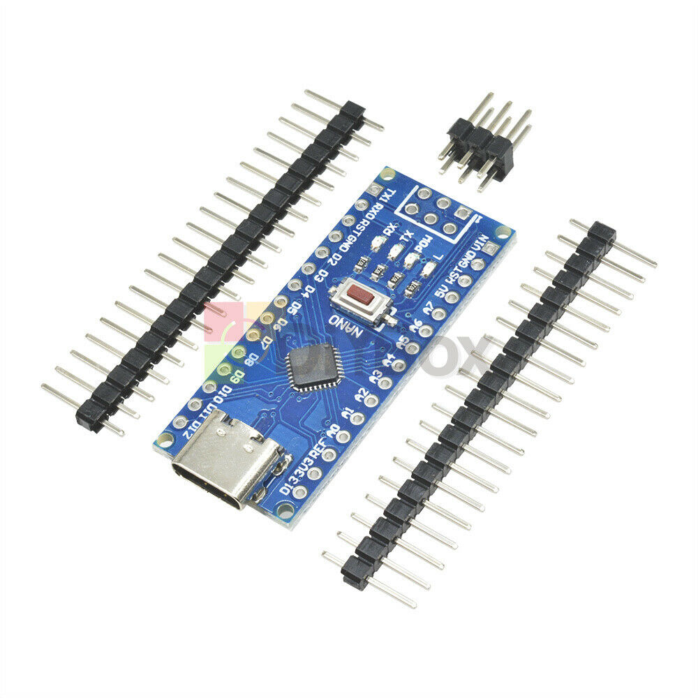 5PCS Nano V3.0 ATmega328 5V 16M CH340G Driver Type-C USB Micro-Controller Board