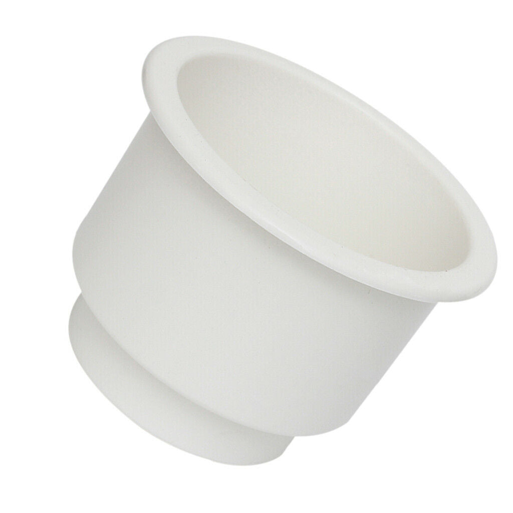 MagiDeal 2pcs White Cup Holder Boat RV Car Truck Yacht Insert