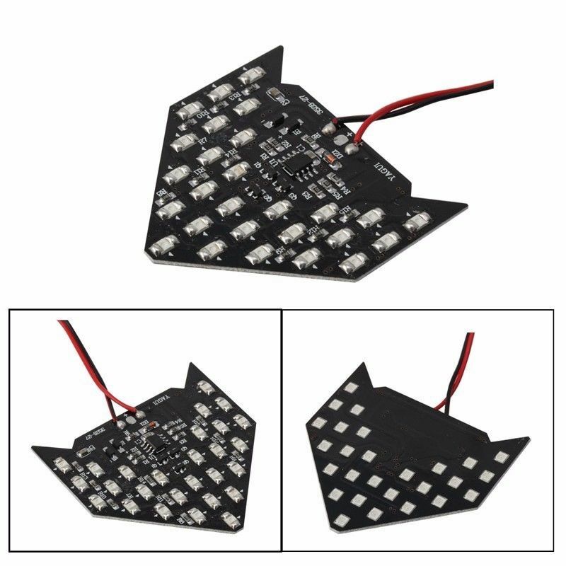 2 Super Red 33-SMD Sequential LED Arrows for Car Side Mirror Turn Signal Lights