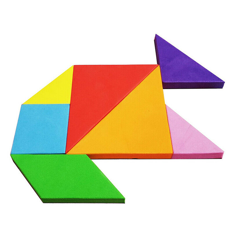 Magnetic Puzzle Tangram Game Learning Educational Drawing Board Games Wooden Tt