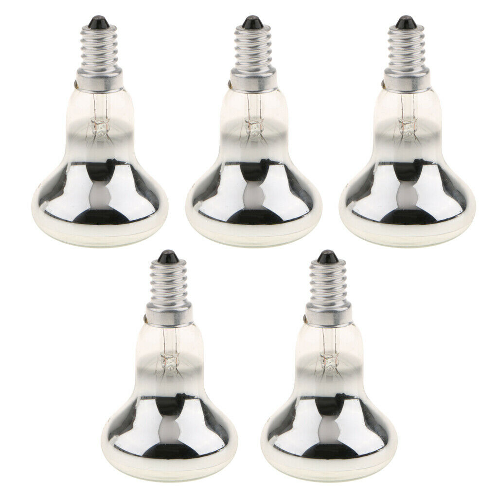 5pcs R50 E14 Clear Reflector Spotlight Spot Light Bulb  Lamp Bulb 40W