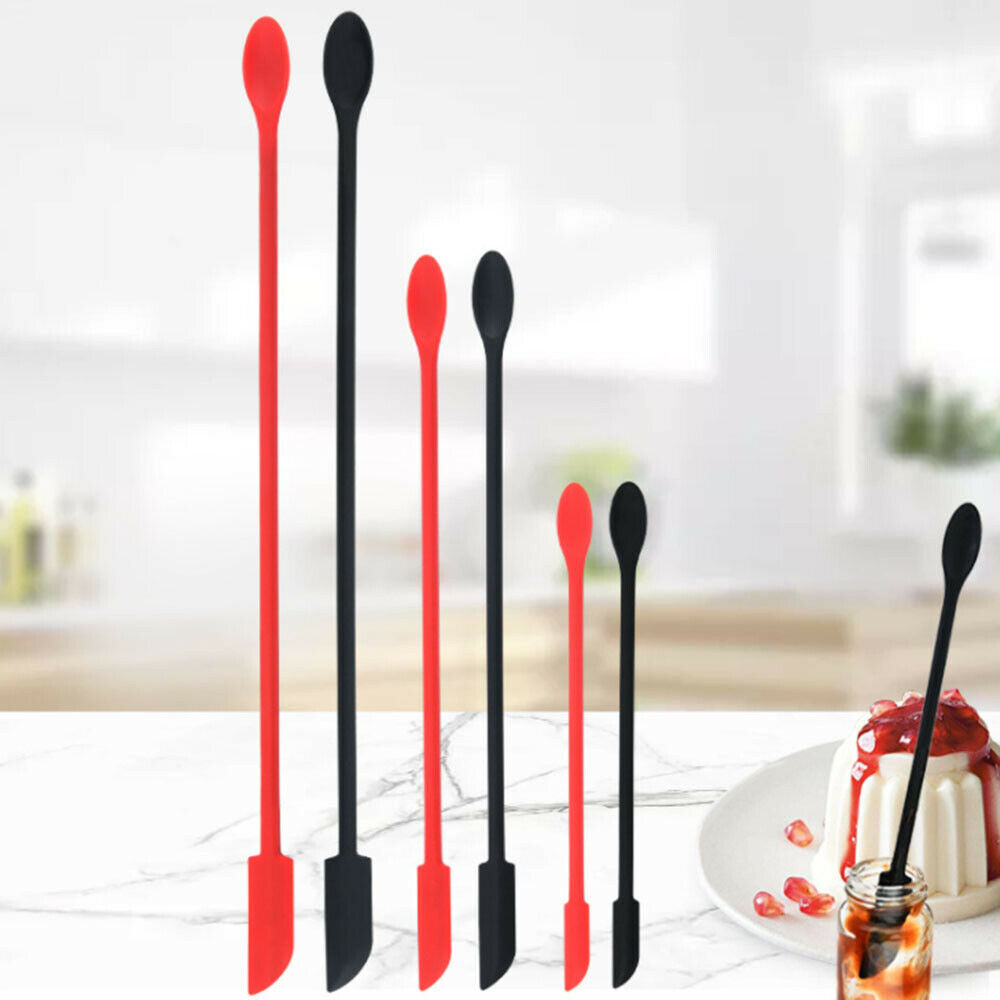3 pcs of Mini Silicone Spatula Reusable Thin Spatula Set, Suitable for Kitchen