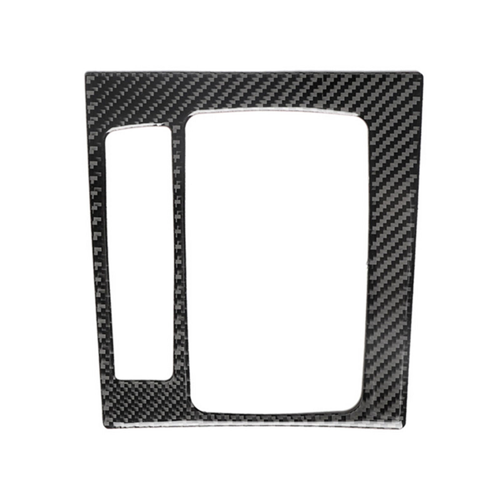 Carbon Fiber Shift Interior Gear Cover Panel Trim Fit For Mazda 3 Axela 2017-18