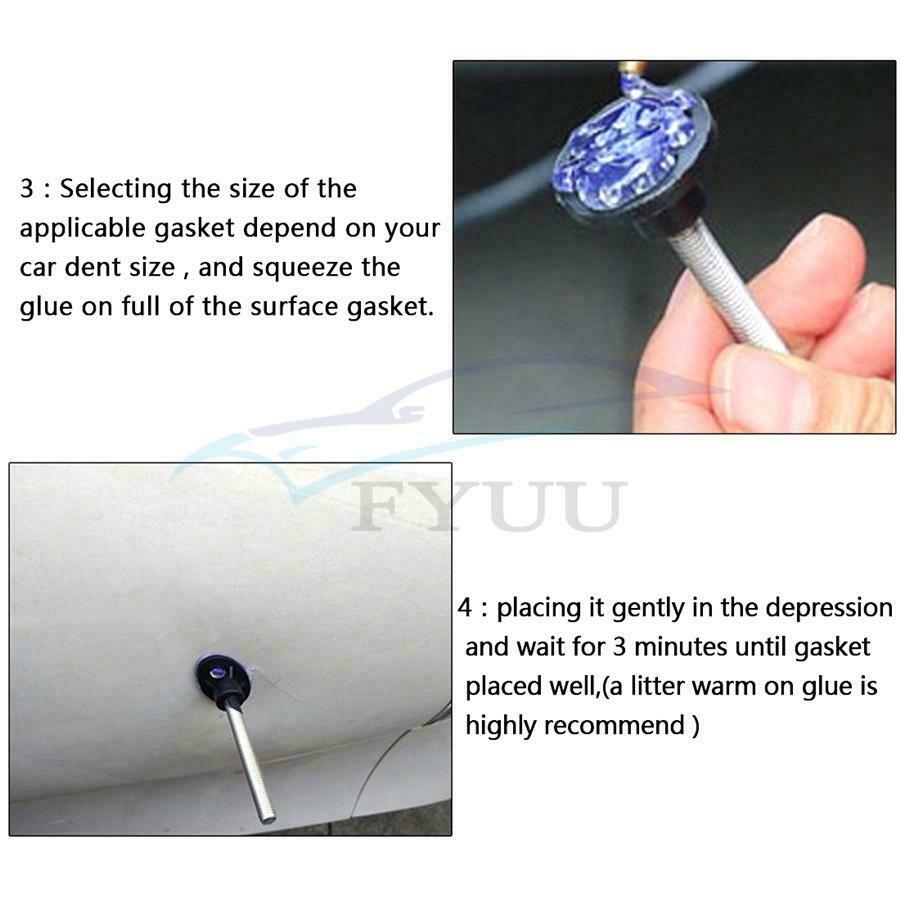 Car Body Paintless Dent Pulling Bridge Hail Removal Repair Glue Tab Hand Tool US