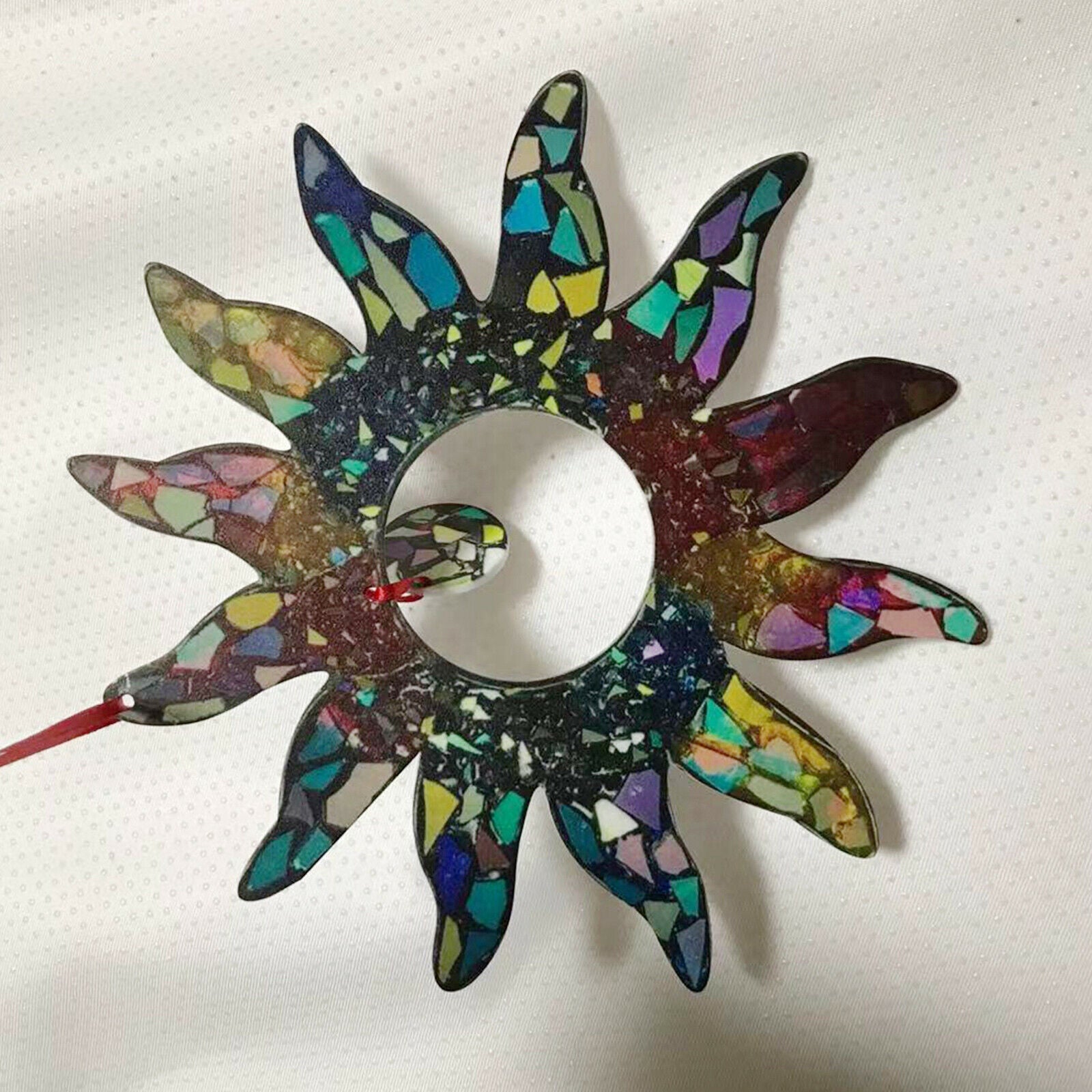 Suncatcher Handmade Glass Hanging Ornament Balcony Wall Yard Hangings Decor