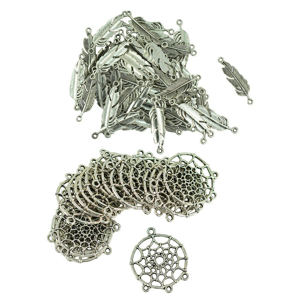 120pcs  And Dream Catcher Retro Charm Pendant DIY Jewelry Findings