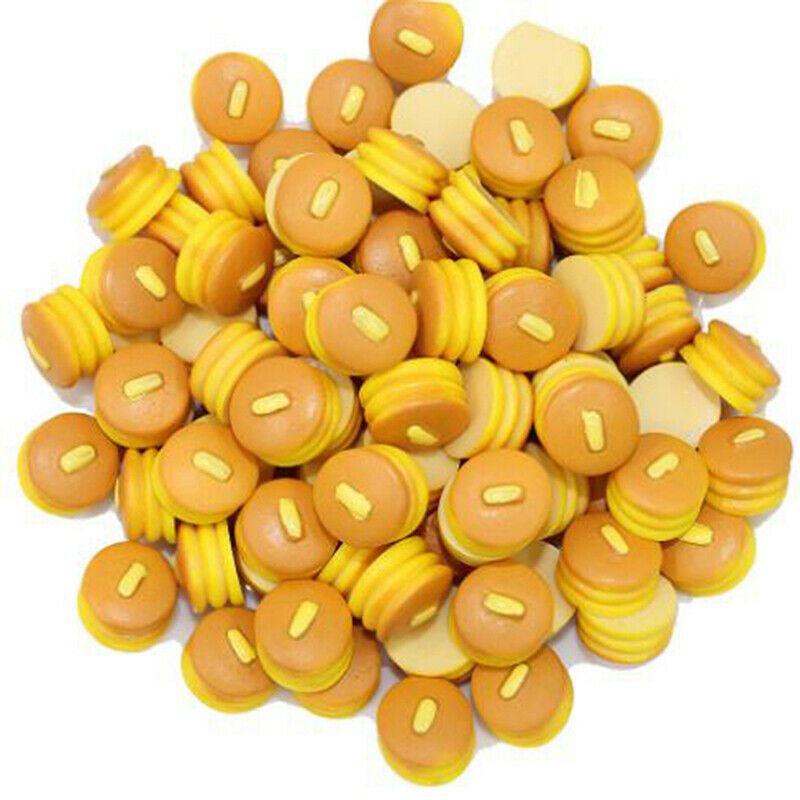10pc New Simulation Mini Causeway Biscuit DIY Decor Accessories Pretend T.l8