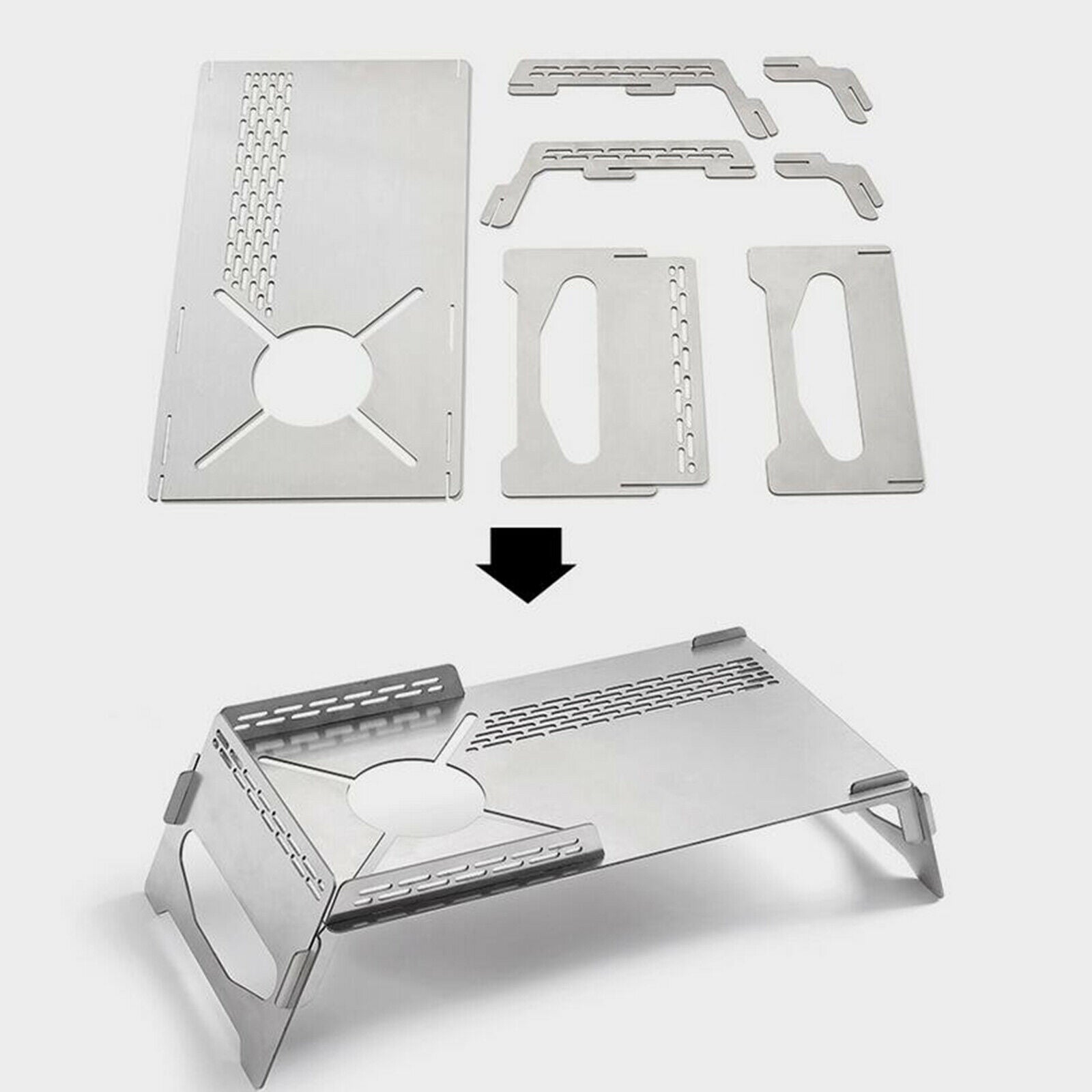 Portable Folding Stove Table Camp Stand Holder Hiking Backpacking Picnic