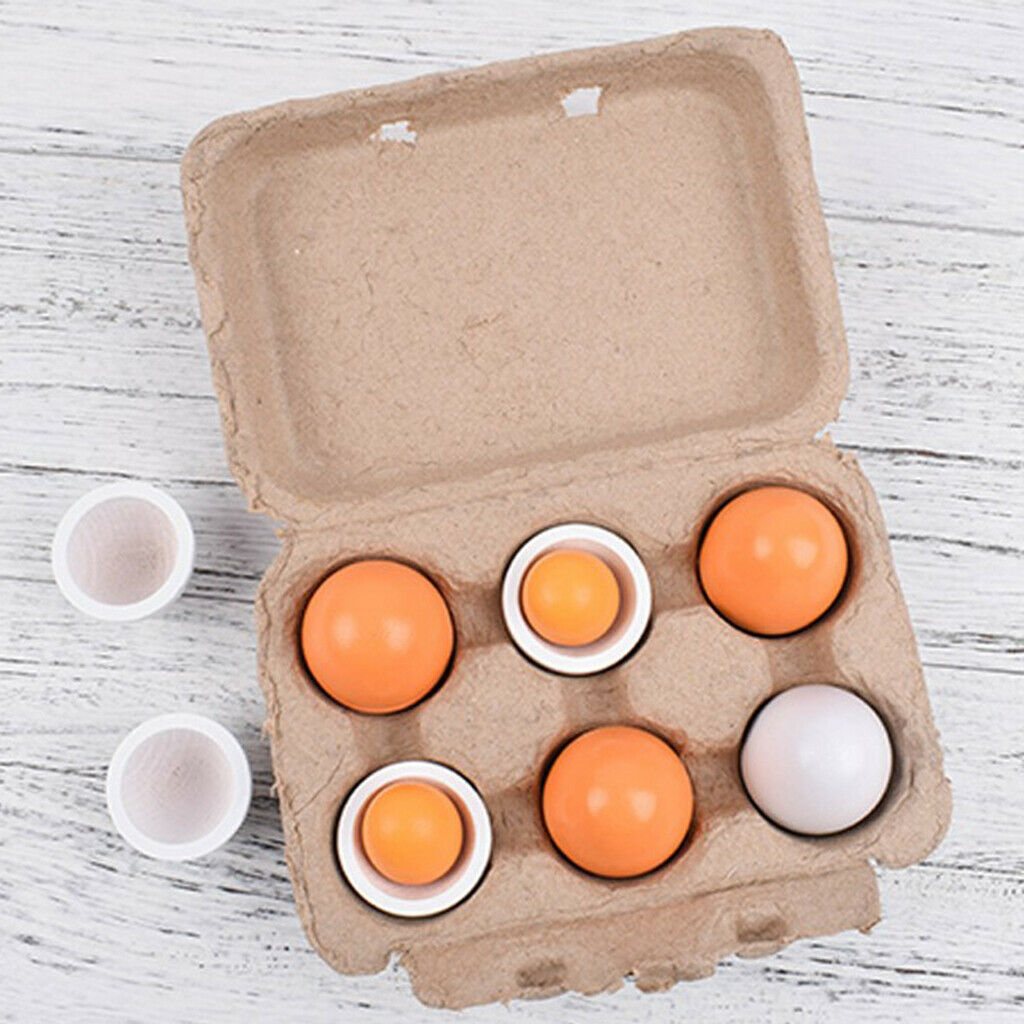 Wooden Wooden Easter Eggs Children Early Childhood Development Toys