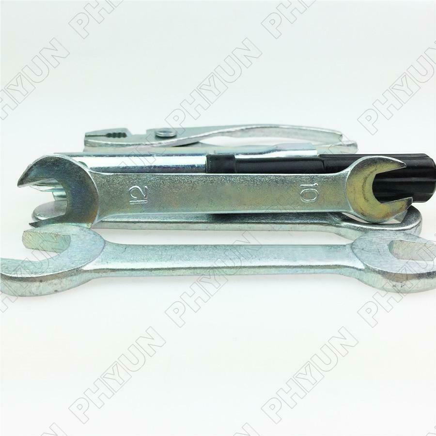 7Pc Motorcycle Repair Spark Plug Spanner Wrench Socket Tool Kit For Suzuki GN250