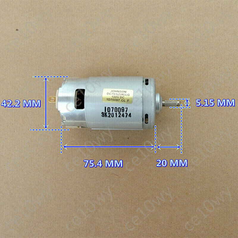 High Torque DC Motor 24V-120V 12000RPM Brushed Electric Motor for Parts DIY