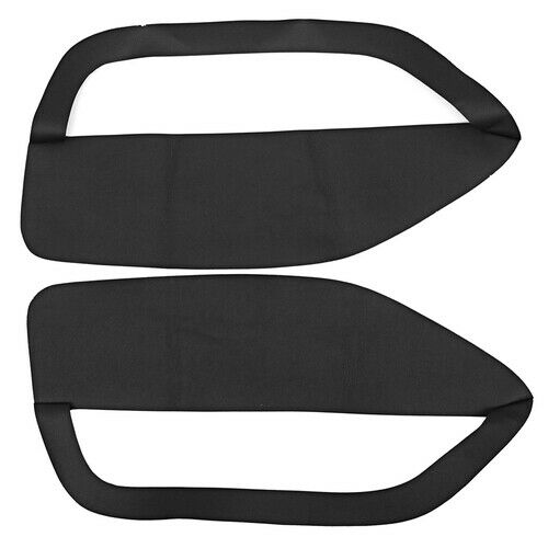 2PCS Leather Inner Door hand Panel Insert Cards Cover For Ford Mustang 2005-2009