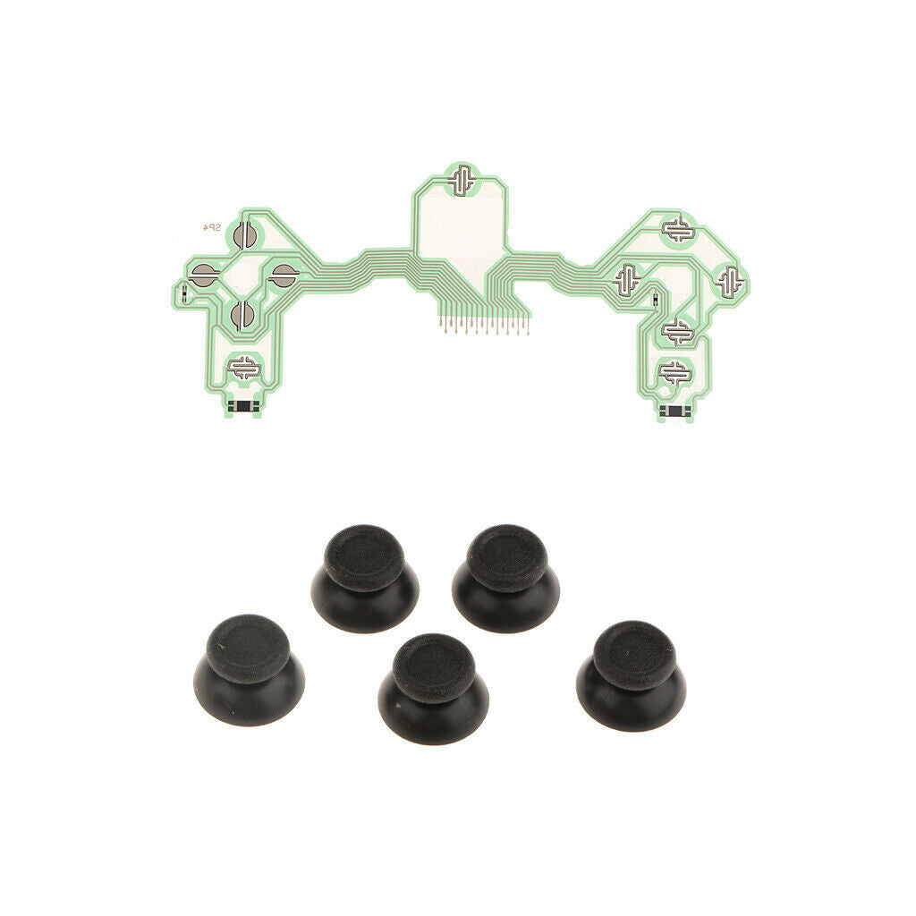 Conductive Film Cable Circuit Board + Analog Stick   Cover for Sony PS4