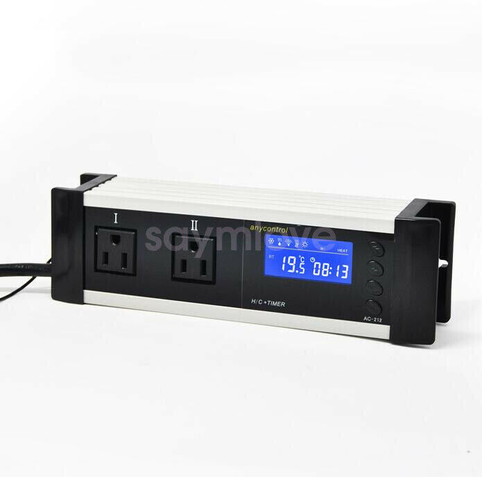 Digital Temperature Controller Heat Thermostat Timer Reptile Aquarium Fish tank