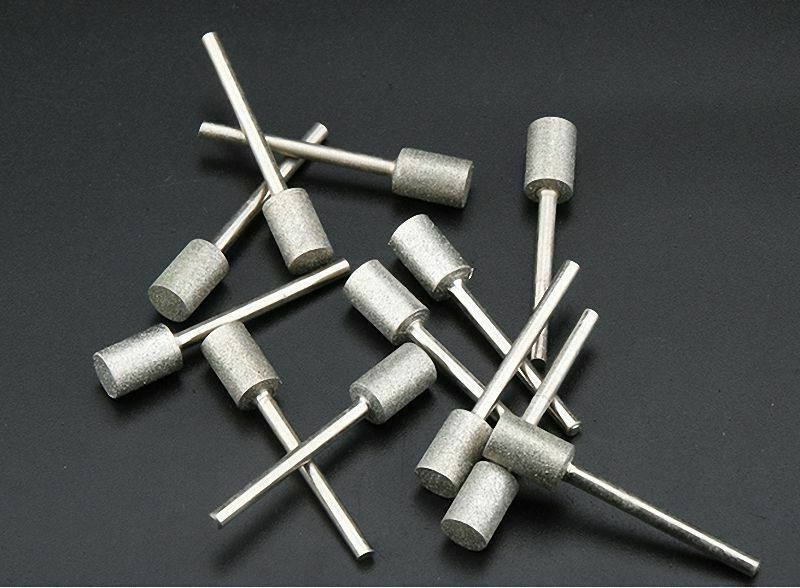 10 pcs 8mm Diamond Chainsaw Sharpening Rotary File Burrs Shank dia 3mm [M_M_S]