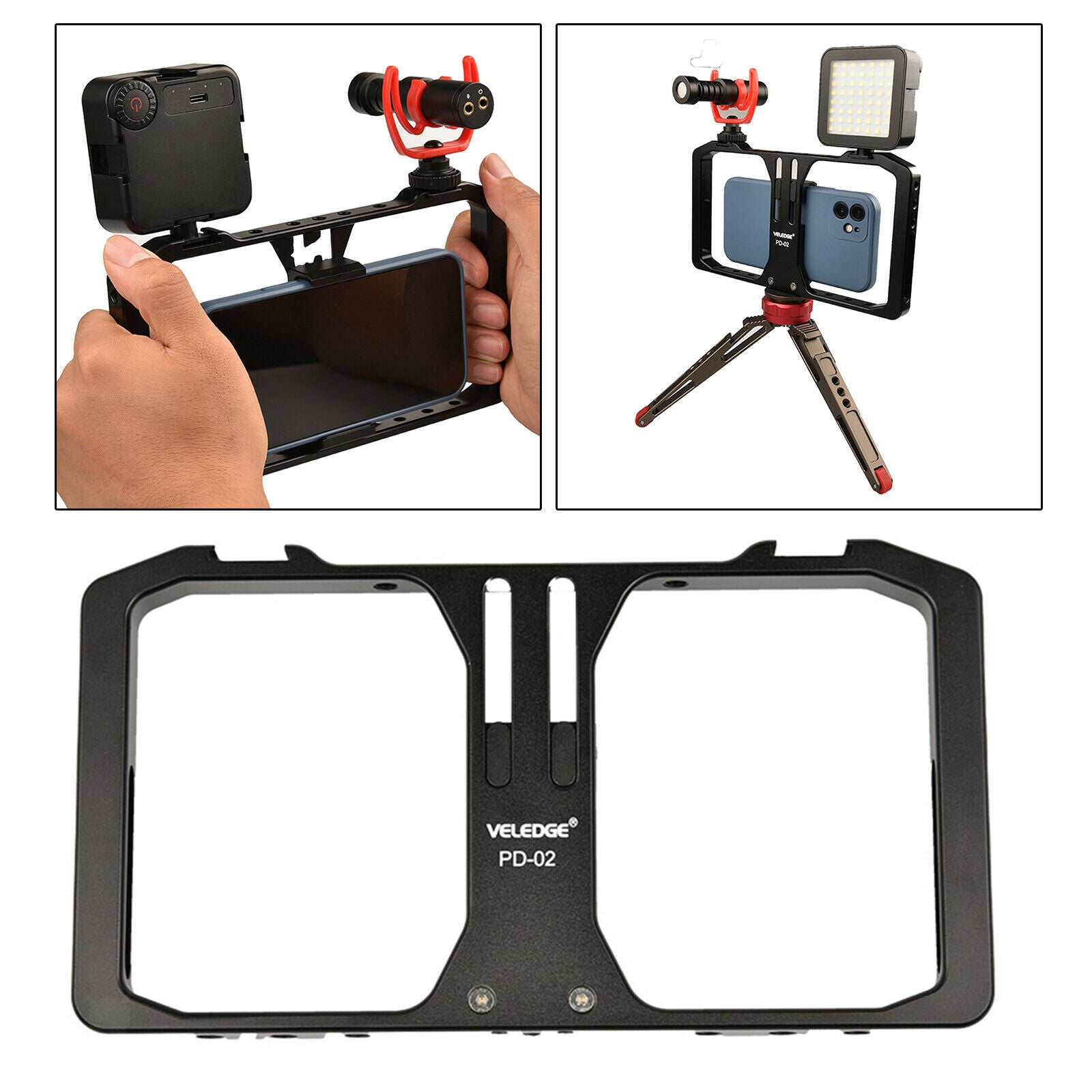 Smartphone Video Rig Video Recording for Video Grapher Photography Vlogging