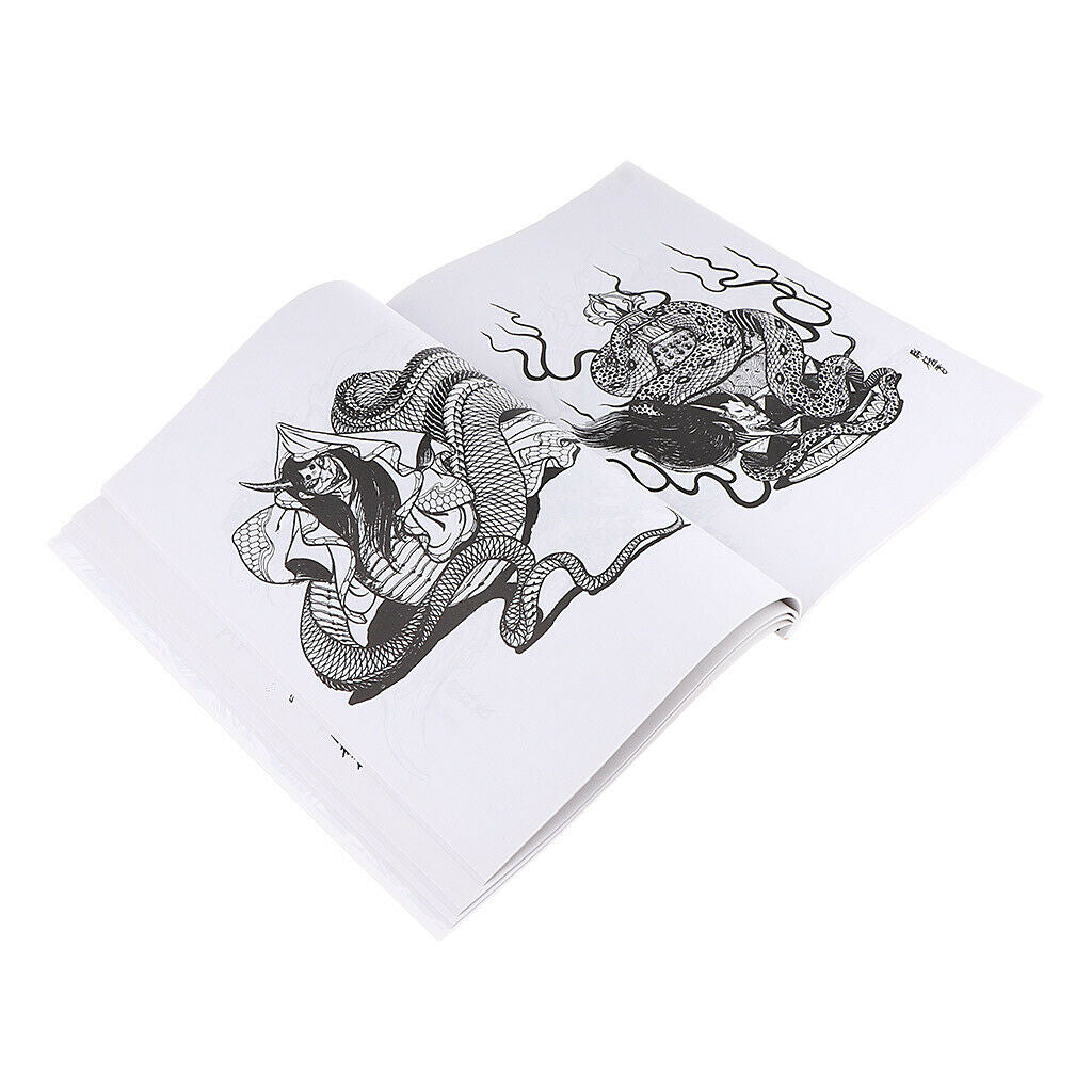 51 Pages Tattoo Book Tattoo Manuscript Body Art Tattoo Flash Reference Book