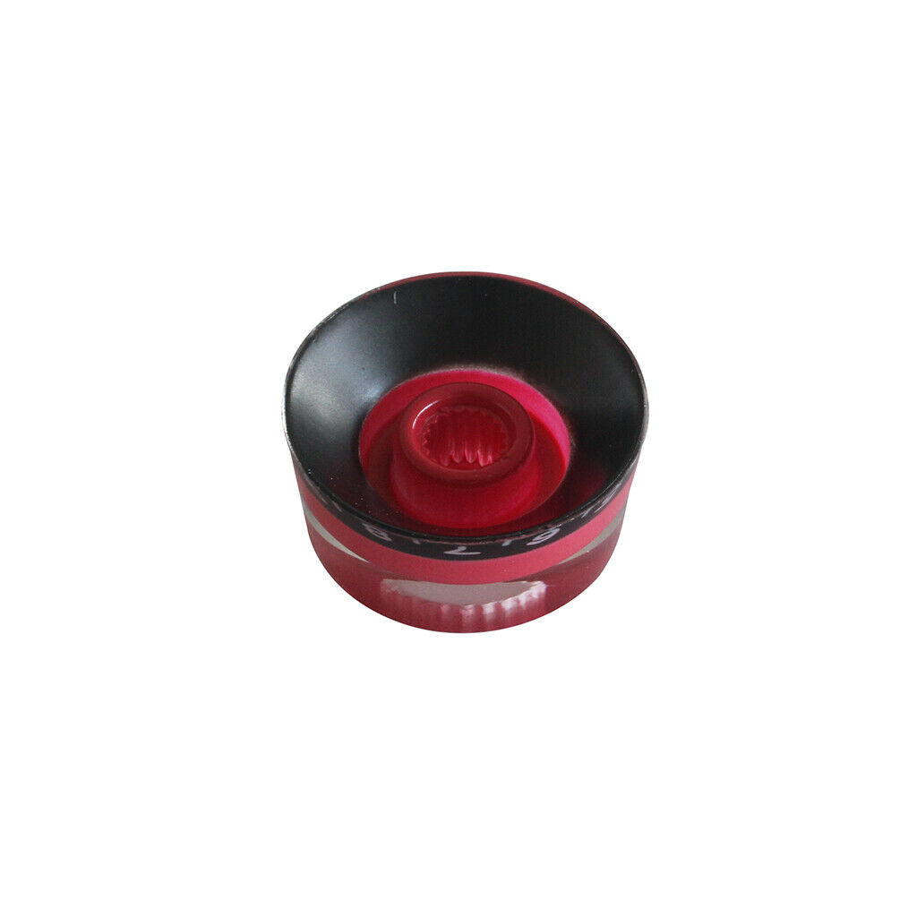 4x Speed Control Dial Knobs For  Epiphone Style Electric Guitars Red/Black