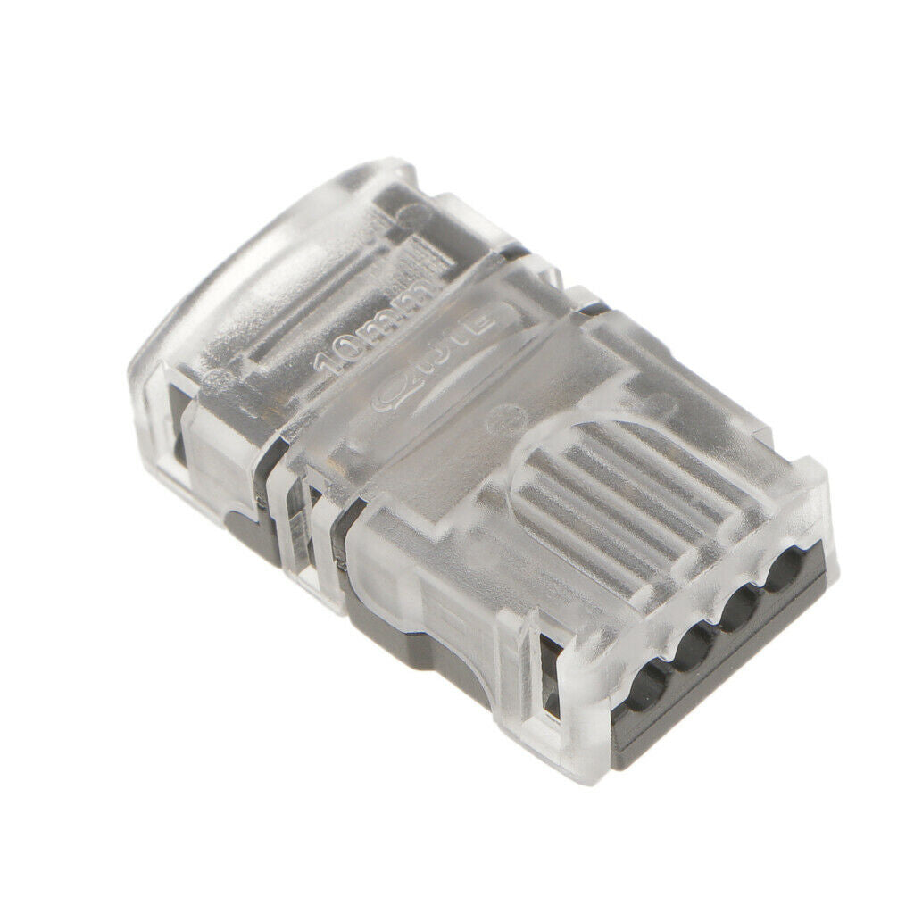 5Piece Solderless 4pin RGB Strip Light Connector Strip to Wire Clasp Connect