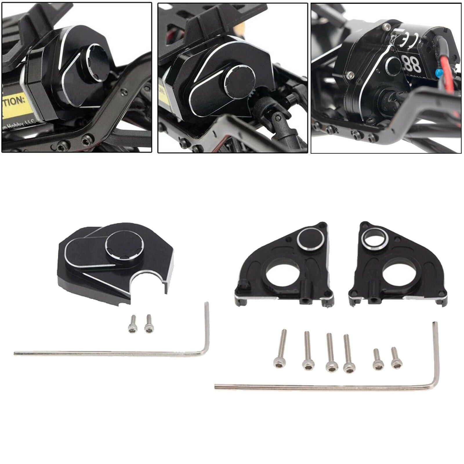 Centre Gear-box & Gears Housing for Axial SCX24 90081 1/24 RC Rock Crawler