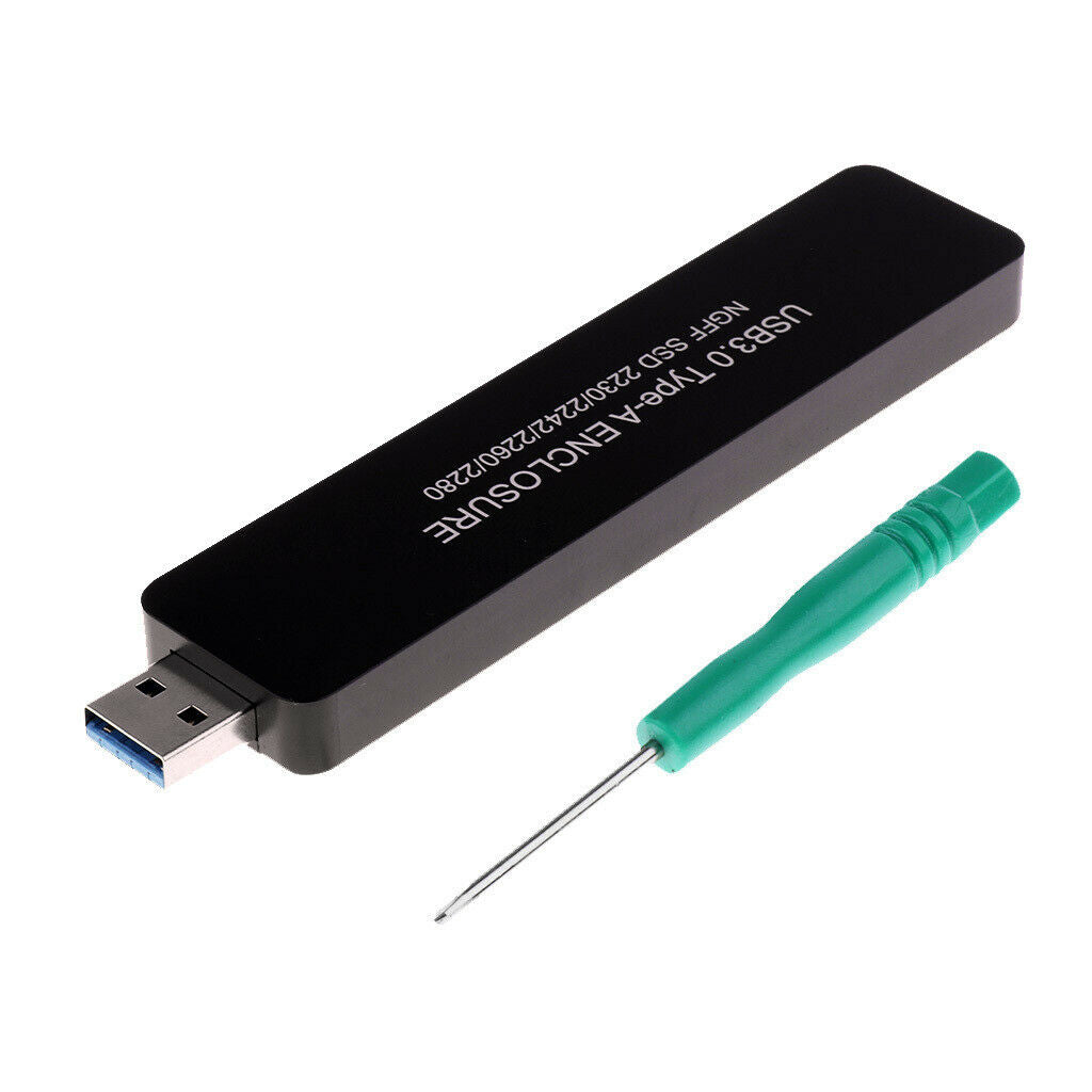 USB3.0 NGFF M.2 SSD Adapter Case External HDD Enclosure Box Supports B-key