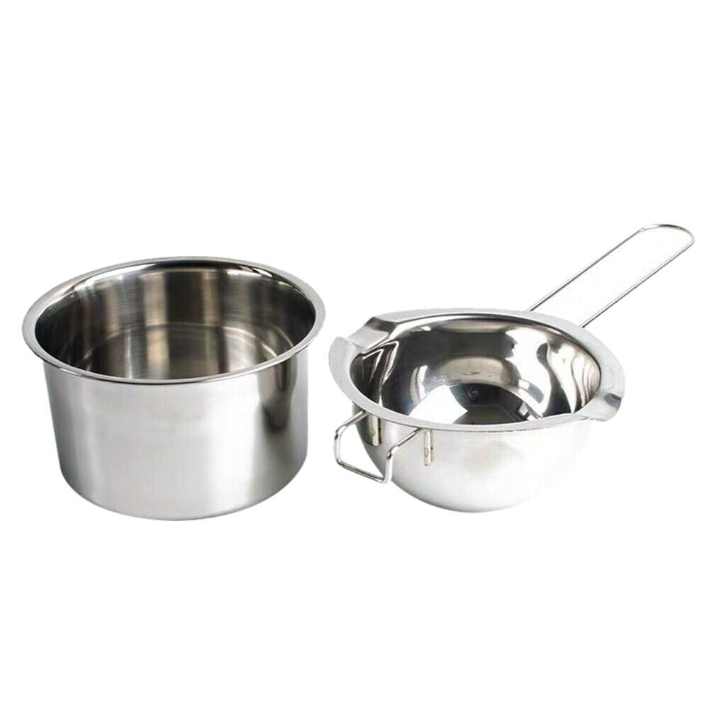 3Pcs Wax Candle Making Kits Stainless Steel Pot Pouring Double Boiler DIY Tools