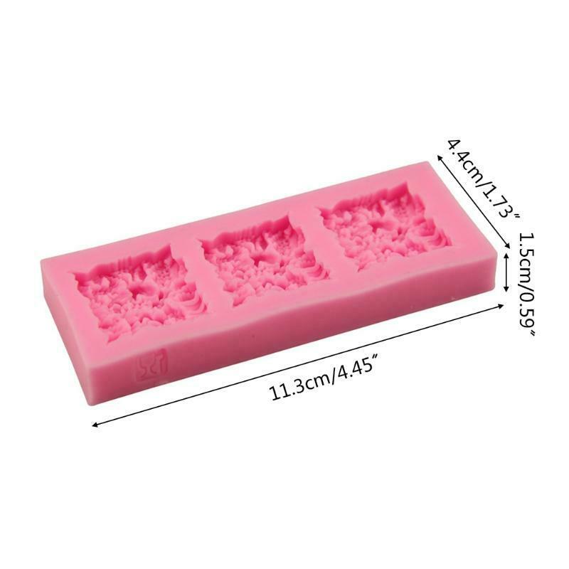 Flower Clusters Silicone Soap Mold Fondant Candy Mould Cake Chocolate Decorating
