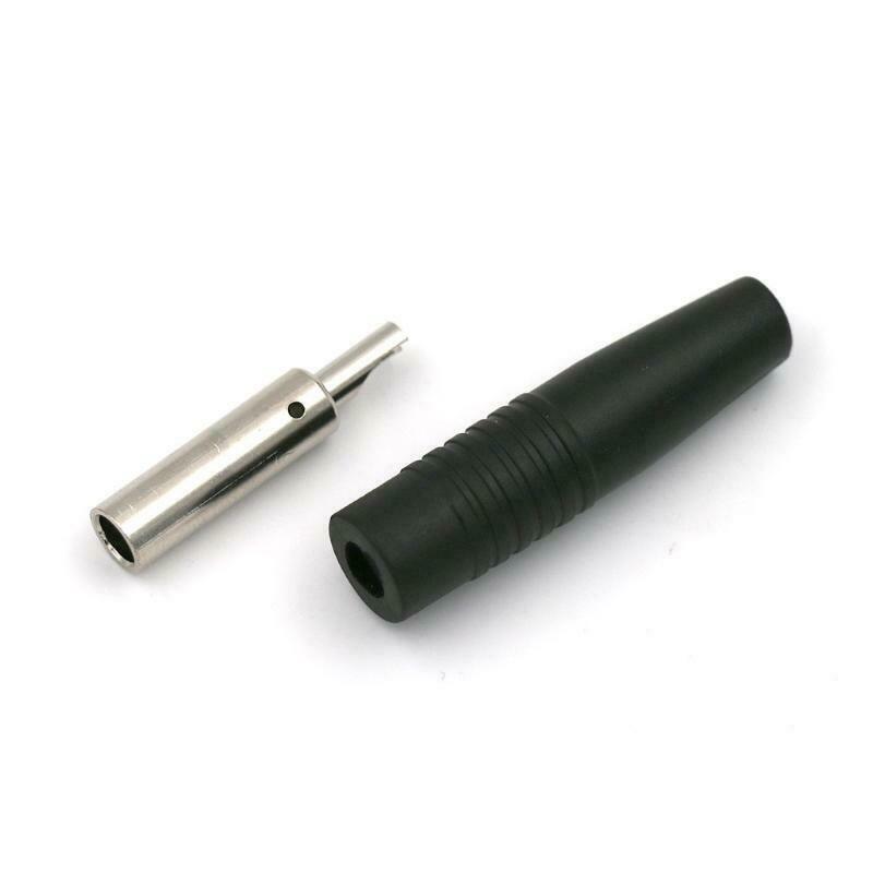 Brass 4mm Banana Female Insulated Jack Plug for Male Banana Plug Cable Connector