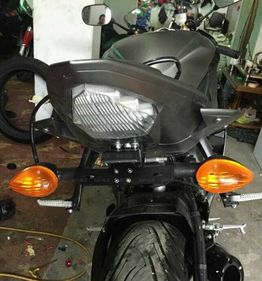Rear Tail Tidy FenderÂ Eliminator LicenseÂ PlateÂ Holder For Yamaha YZF-R6 2006-18