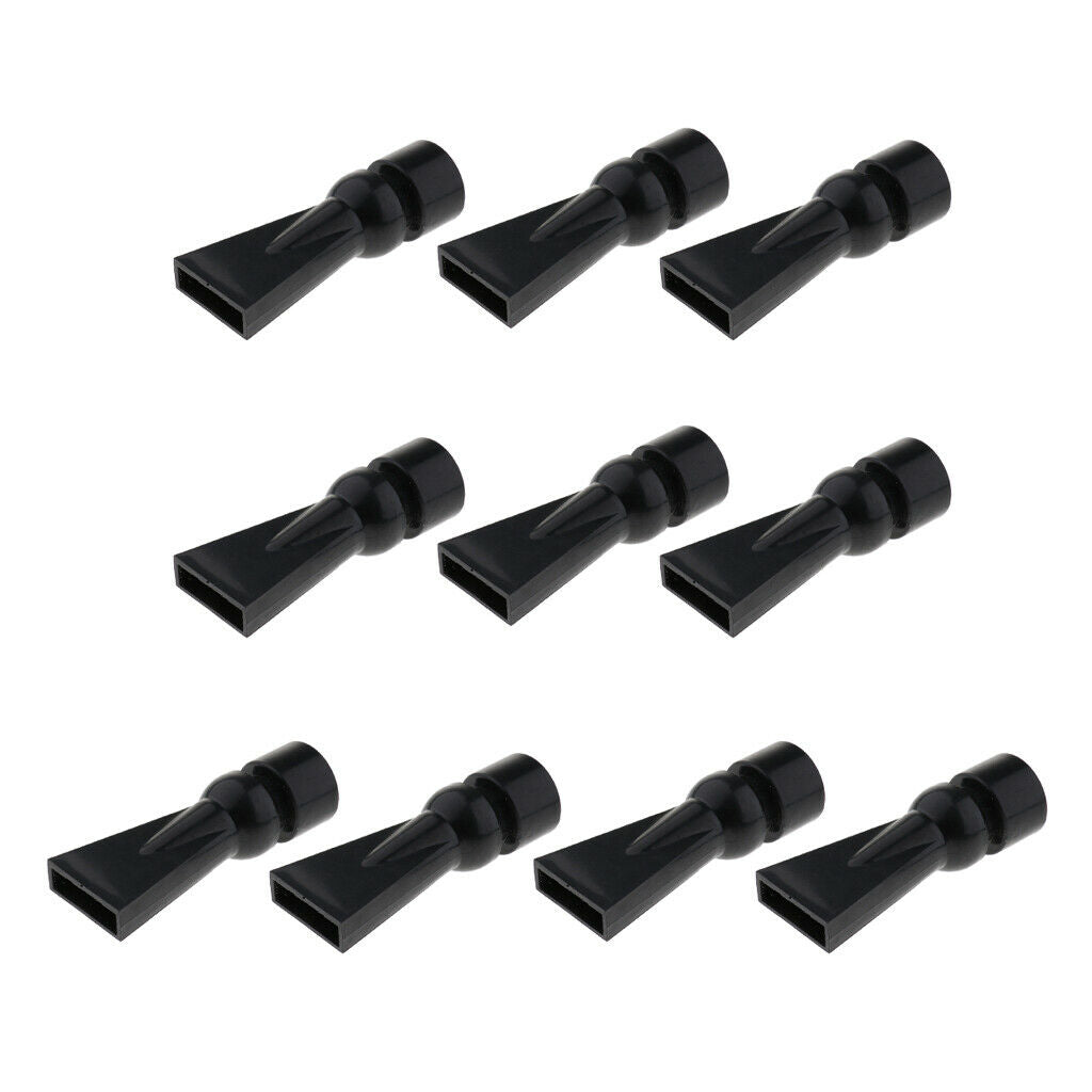 10 pieces aquarium pump duckbill nozzle water outlet return pipe black