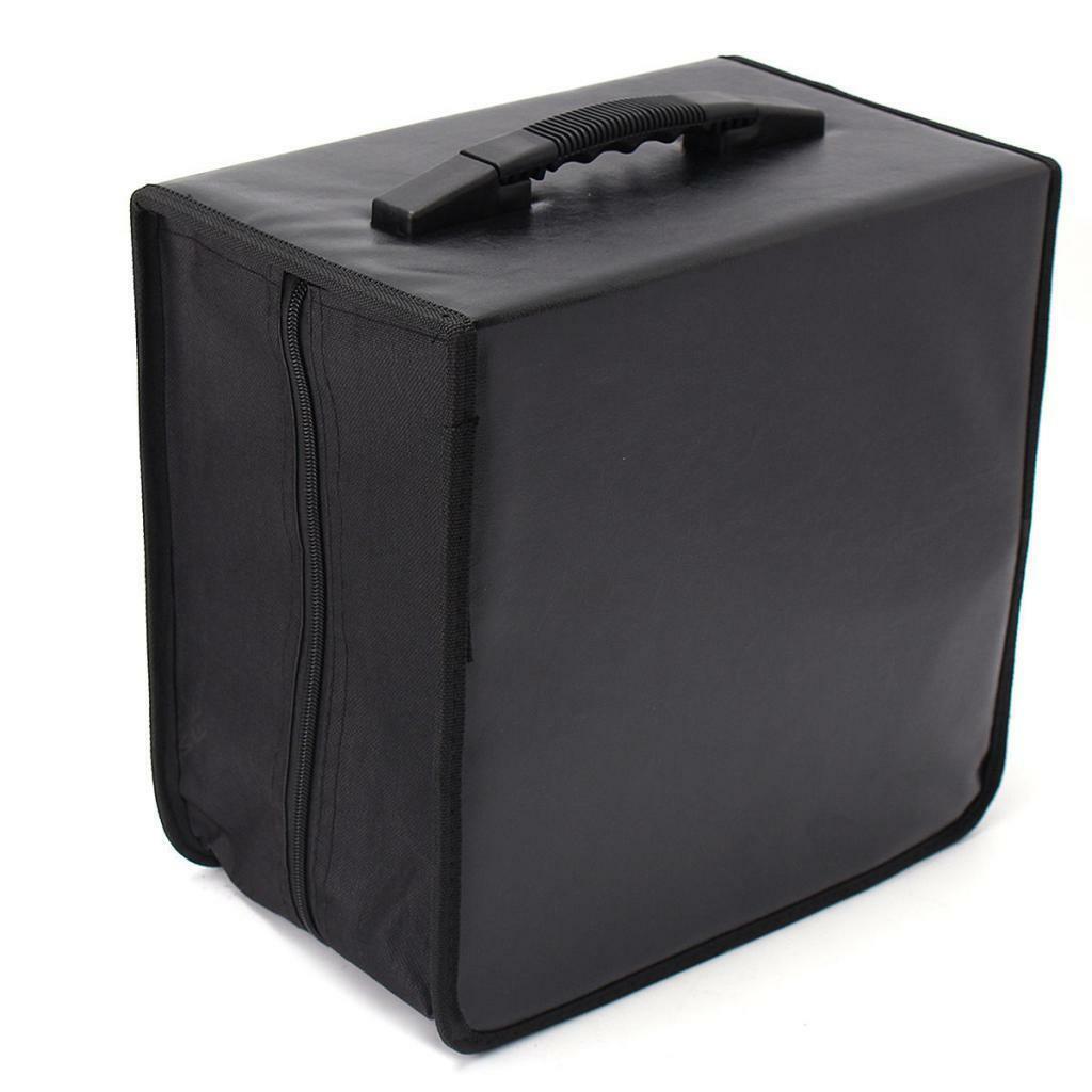 520Disc CD Holder Box DVD Case Storage Wallet VCD Organizer PU Leather Bag