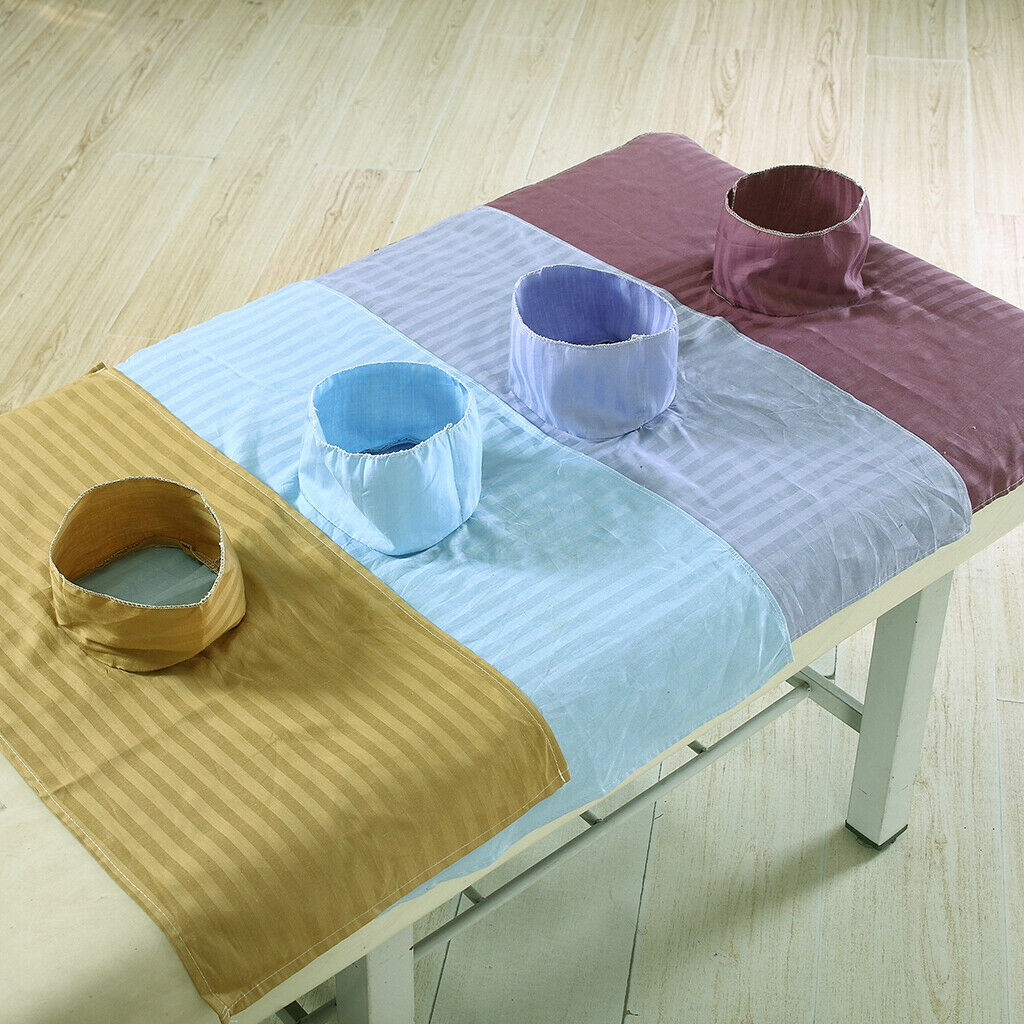 2pcs Durable Cotton Beauty Massage Bed Table Cover Sheet - 75x55cm
