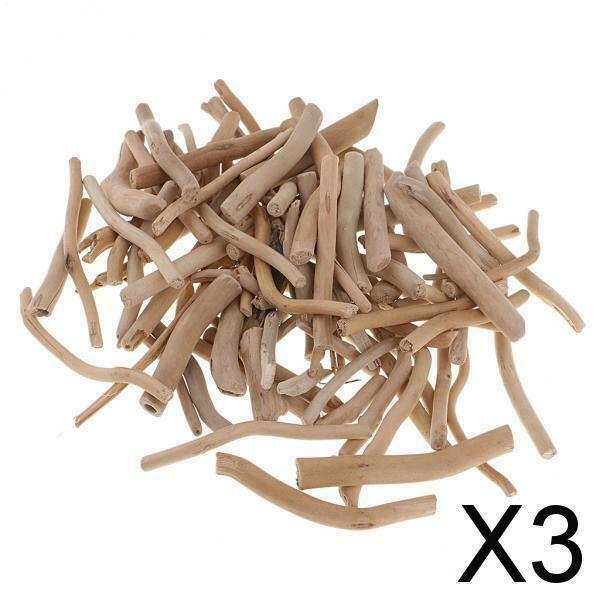 3X Mixed Natural Driftwood Sticks Rustic DIY Arts Crafts Frames Decor 50-80mm