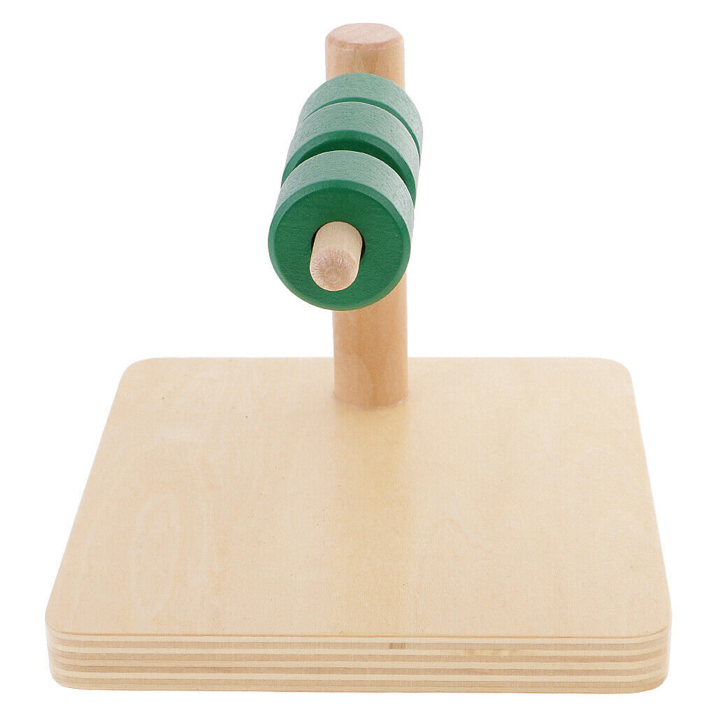 Material: cylindrical wooden toys for children