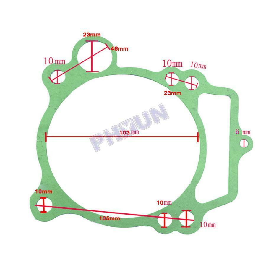 For Yamaha 04-09 12-13 YFZ450 Complete Cylinder Gaskets Kit Top & Bottom End Set