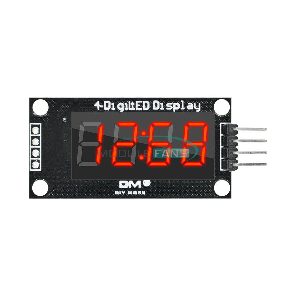 TM1637 0.36 " inch 7-Segment 4-Digit LED Display Clock Red LED Tube Module Board