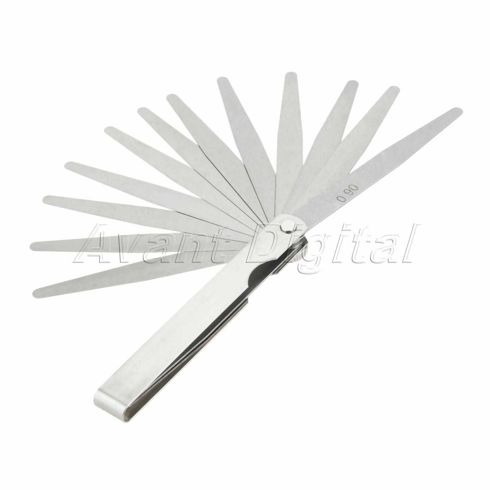 13 Blades Metric 0.05-1mm Feeler Filler Gauge for Ignition Point Measuring Tool
