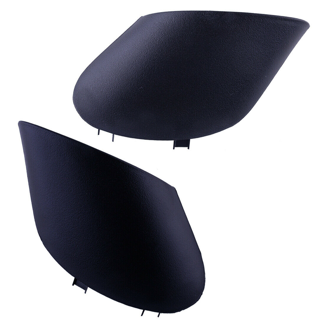 2Pcs Car Black Fron Door Mirror Stem Screw Cover Cap Fit For Fiat 500 Abarth 595