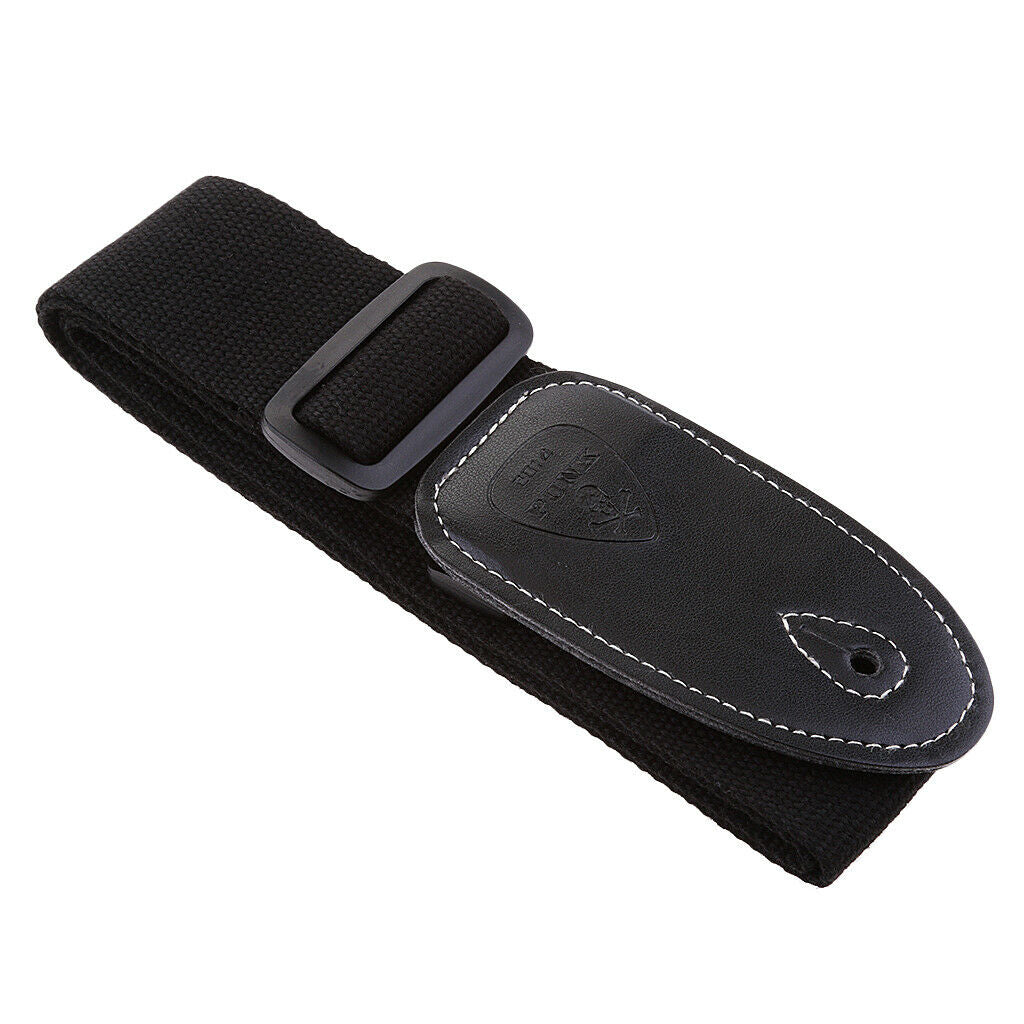 Adjustable Guitar Bass Strap Belt with Strap Lock Musical Instrument Accessory