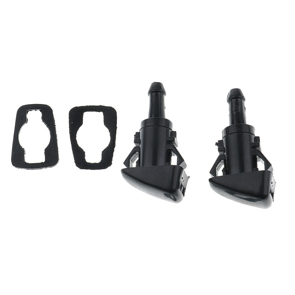 2X Plastic Windshield Washer Wiper Water Spray Jet Nozzle For Chrysler 300C