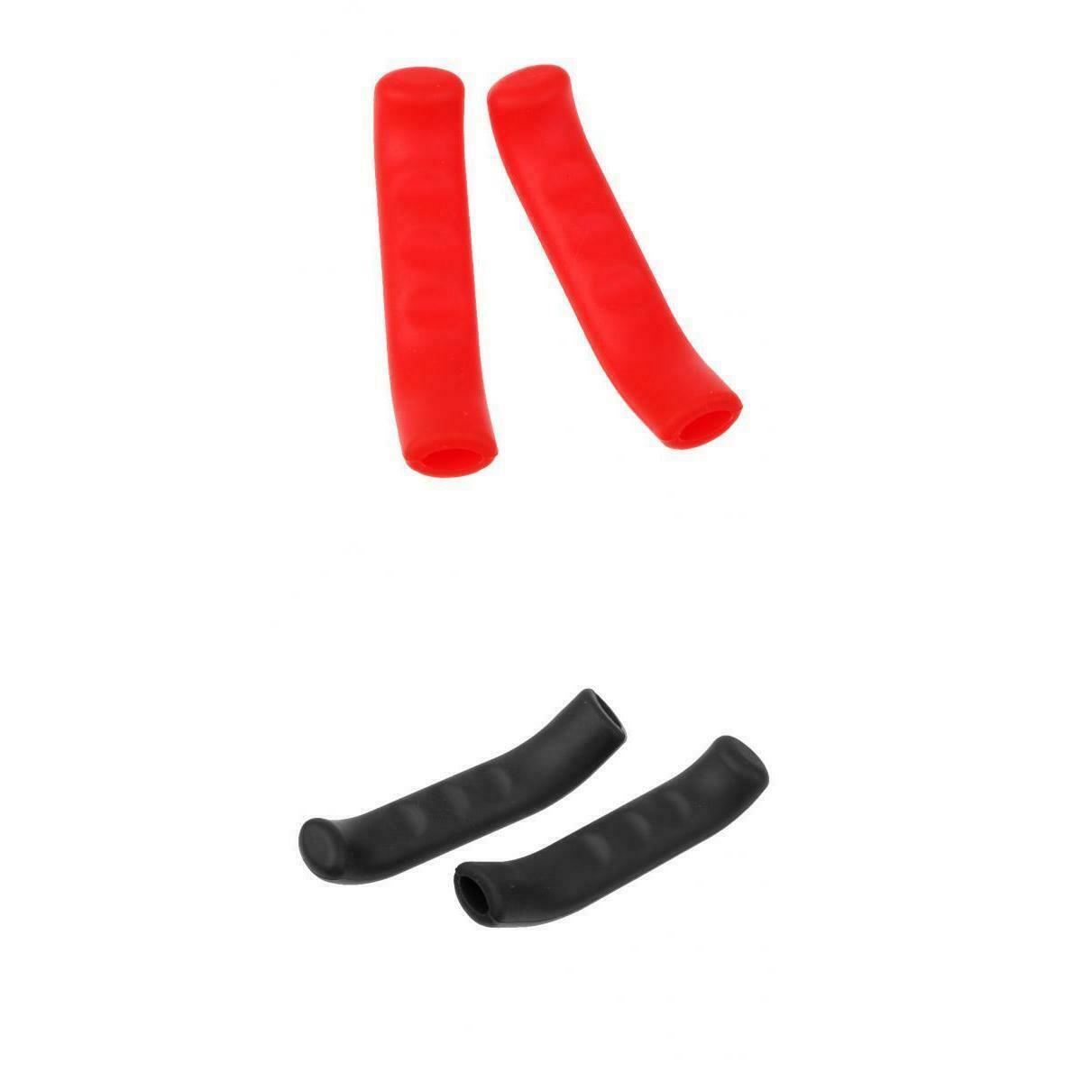 2 Pairs of  Brake Grip Covers Protective Cover Handle Guard Brake Lever - Black