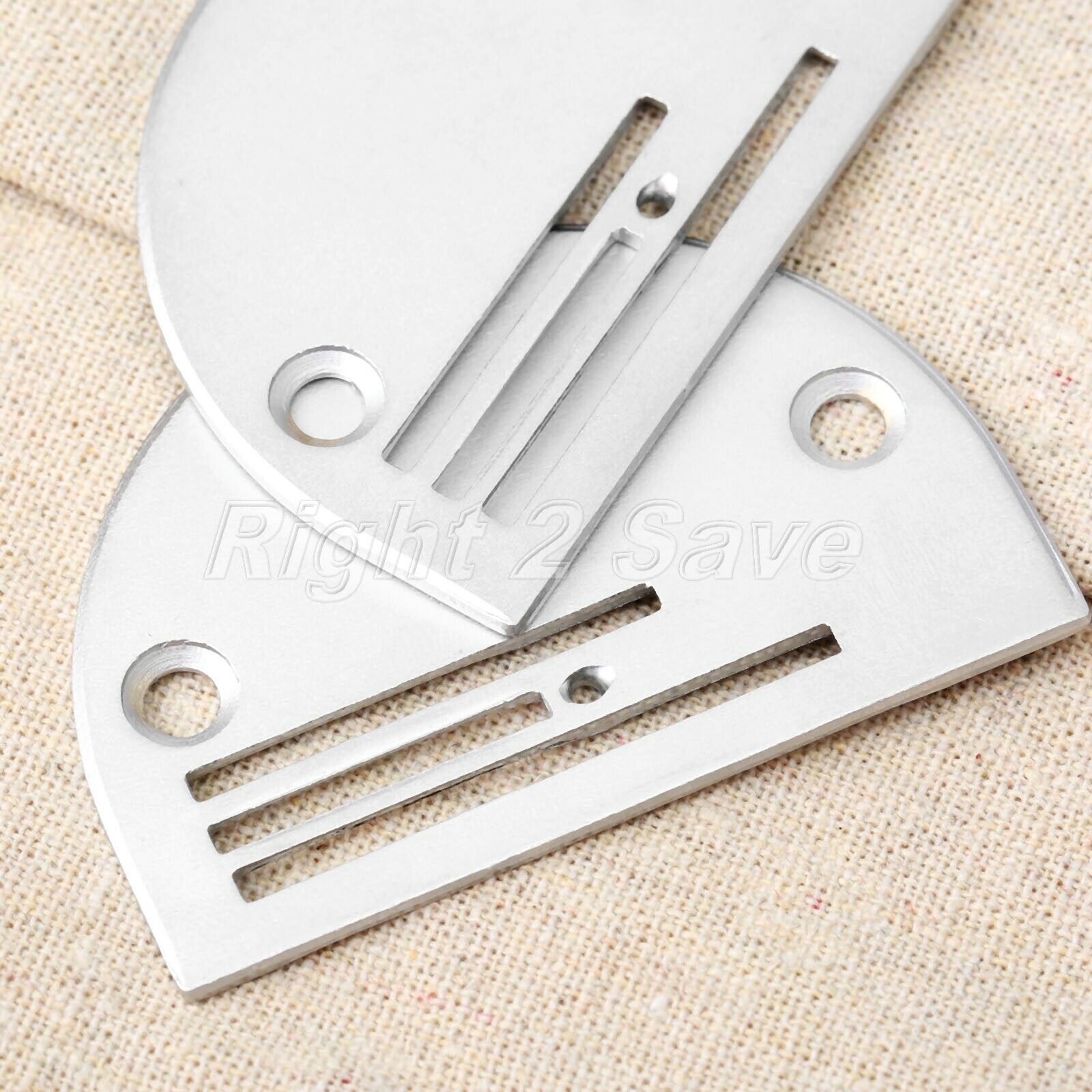 Industrial Sewing Machine Needle Plate B18 Chamfer Edges Pinhole Design Steel