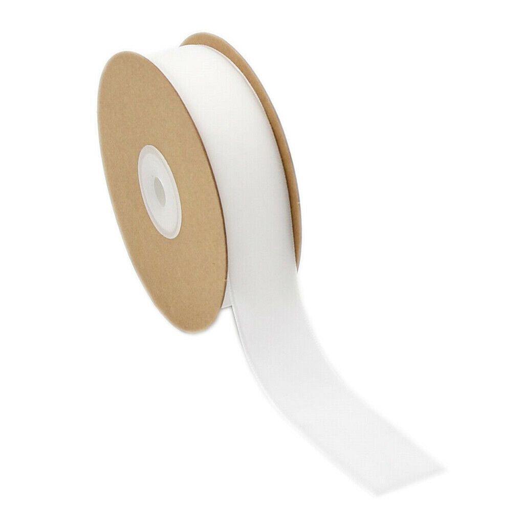 5 Yards 1 "Wide Velvet Ribbon Roll for Crafting DIY Hair Bow Clips White