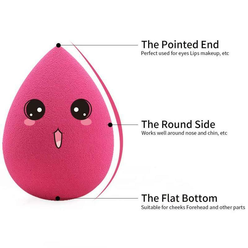 5pcs/set Water Droplet Shaped Makeup Sponge Foundation BBCream Make-up Sponge