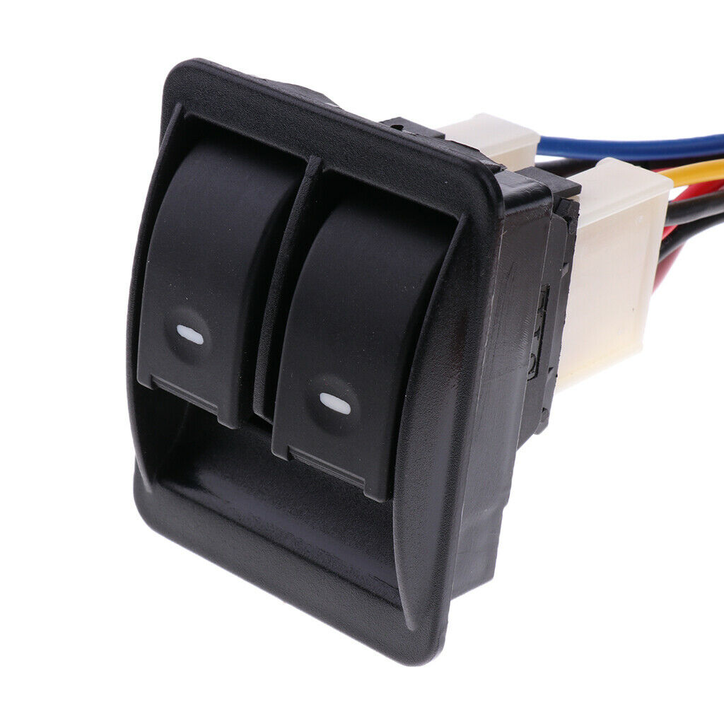 3pcs Car Window Lifter Control Switch with Wire Harness