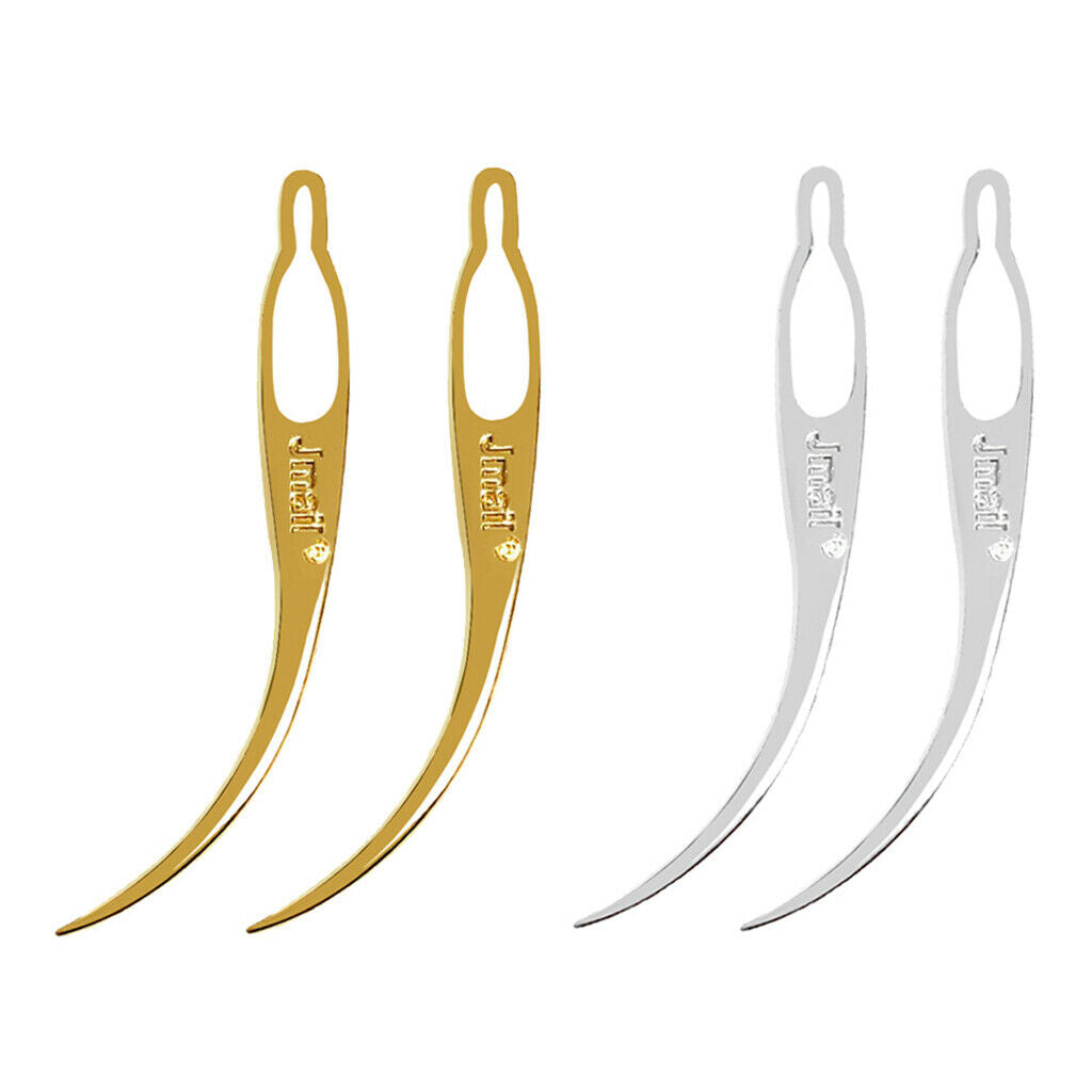 4x Easy Dreadlocks Crochet Needle Hair Interlocking Braiding Tools DIY 3"