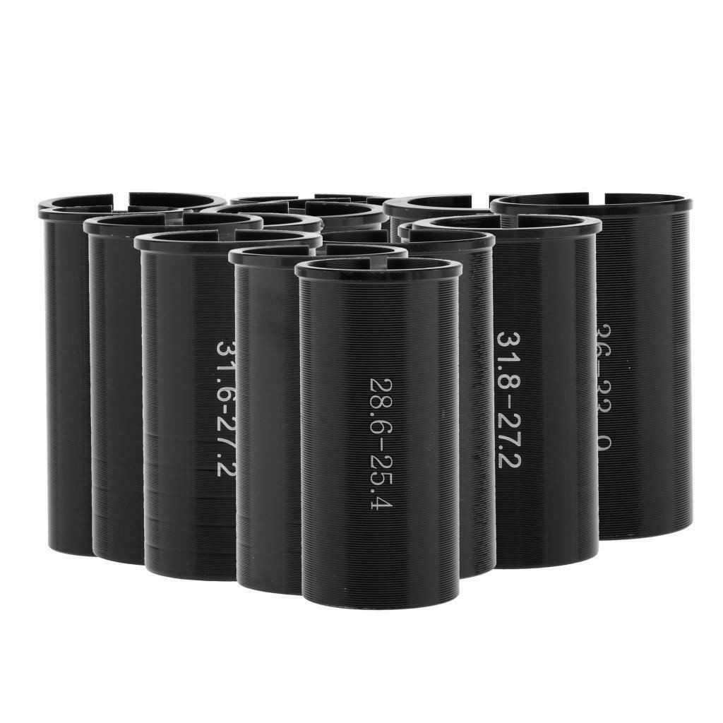 Bicycle Seat Post Shim Tube Sleeve Adapter Size Reducer 15 Size 25.4 to 27.2